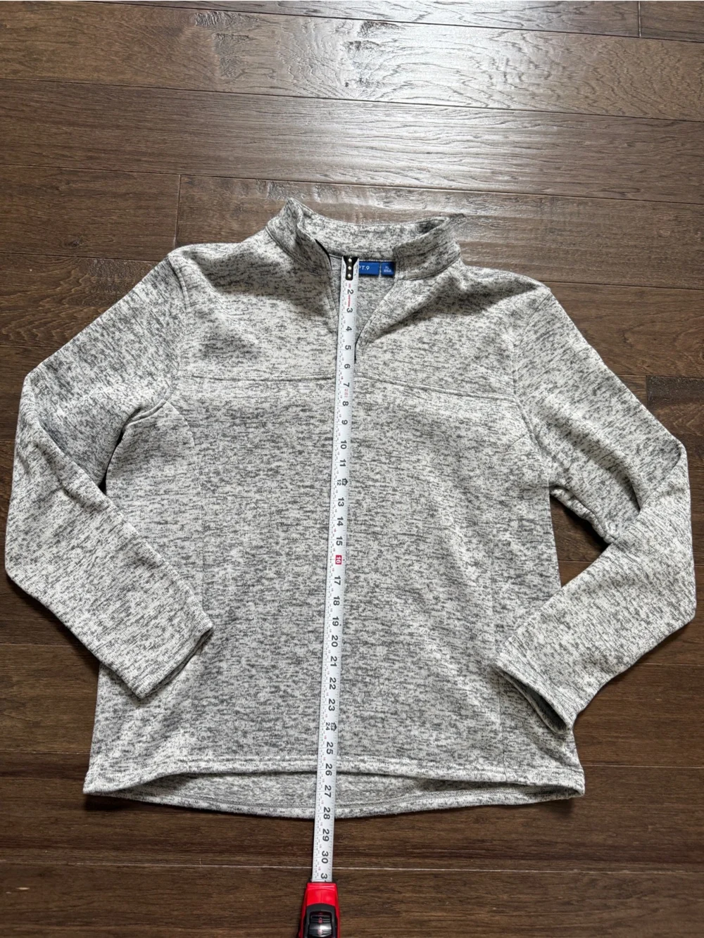 Apt. 9 Men’s Light Heather Gray Quarter-Zip Pullover